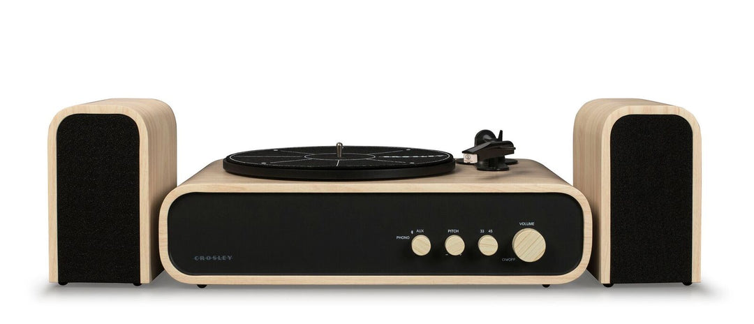 Crosley Gig Tocadiscos con Altavoces (Natural)