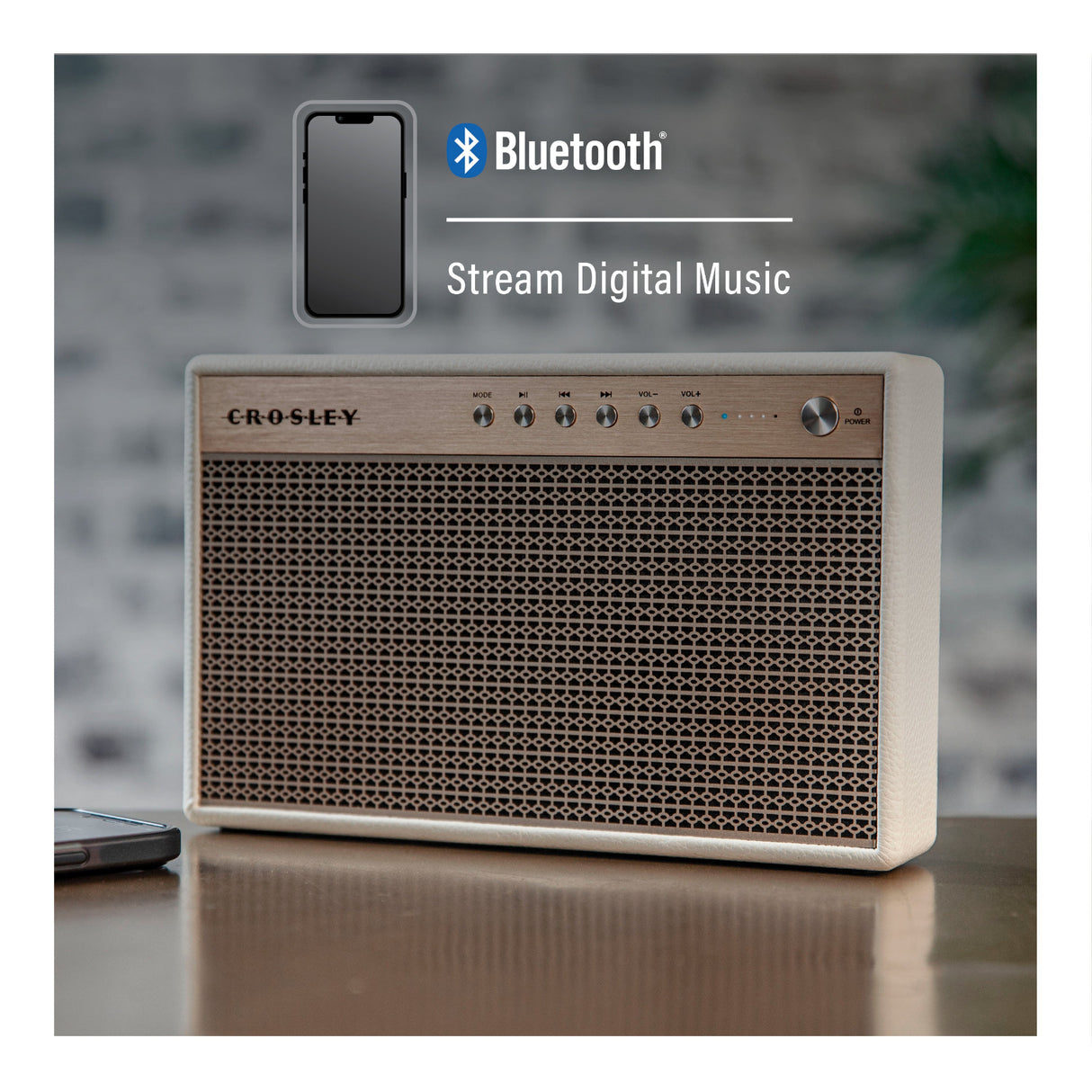 Crosley Montero Altavoz Bluetooth (White)