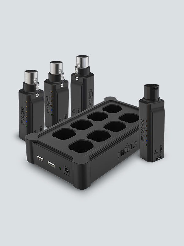 Chauvet D-Fi XLR Pack DMX Inalámbrico Bundle