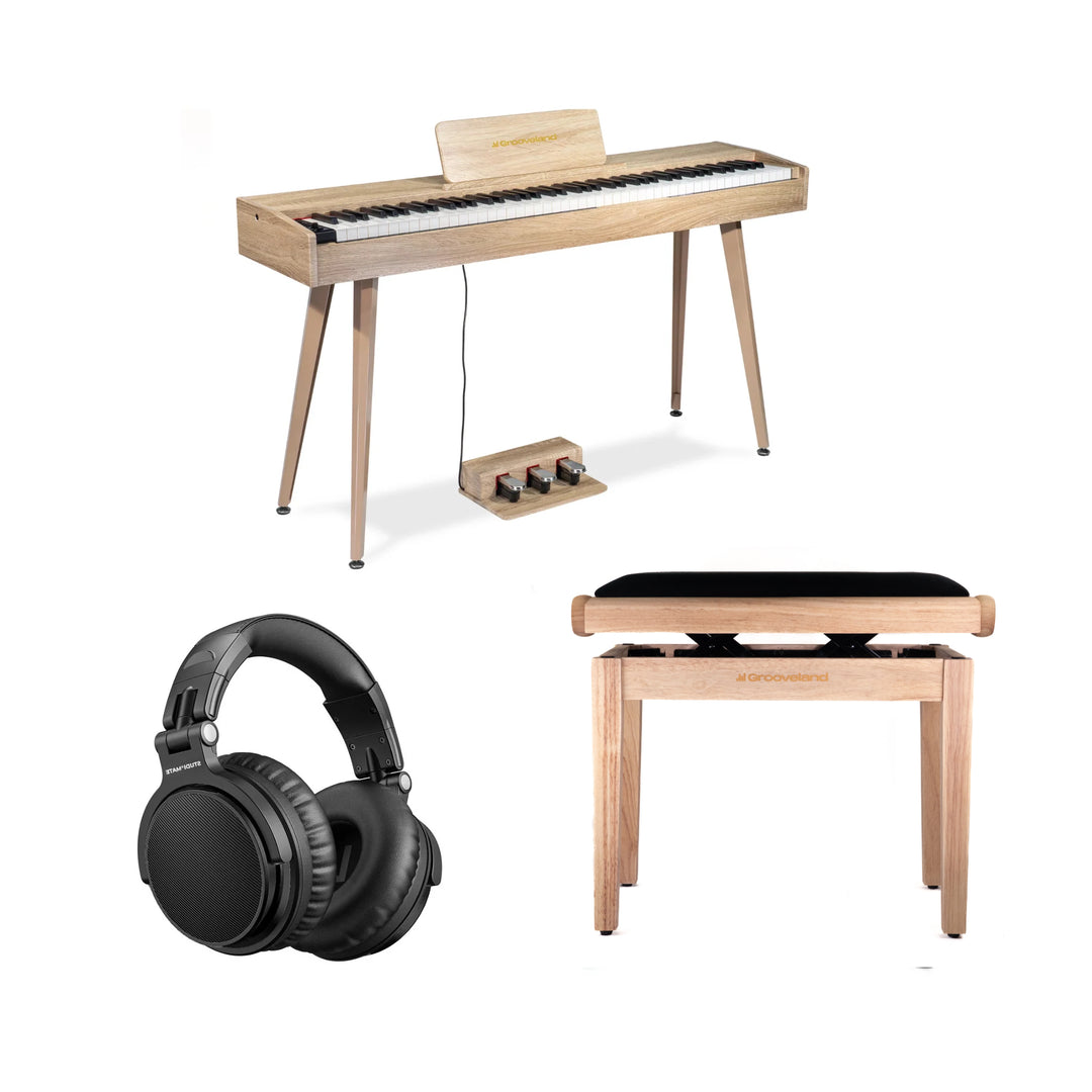 Grooveland DDP-140 El Klaver (Madera) Bundle