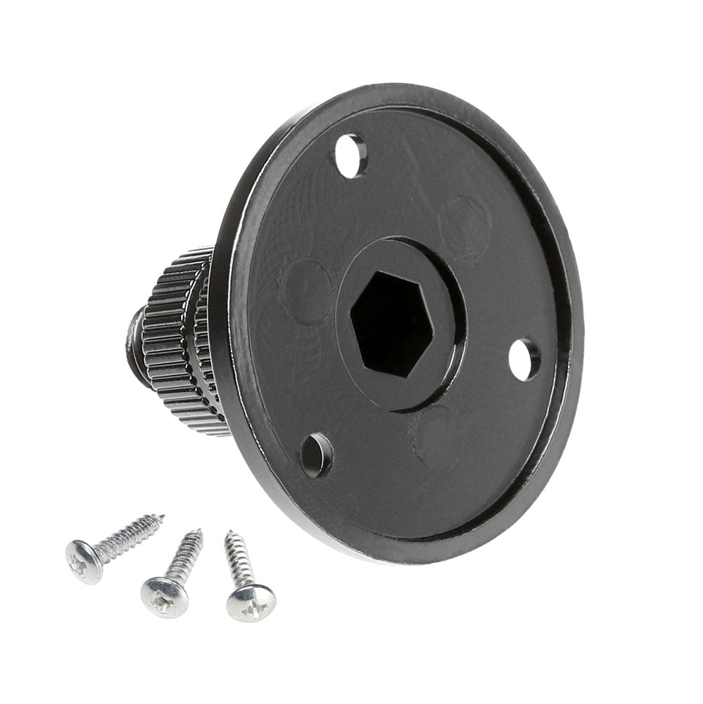 Adam Hall Stands D 921 BLK - Placa de montaje para cuello de cisne