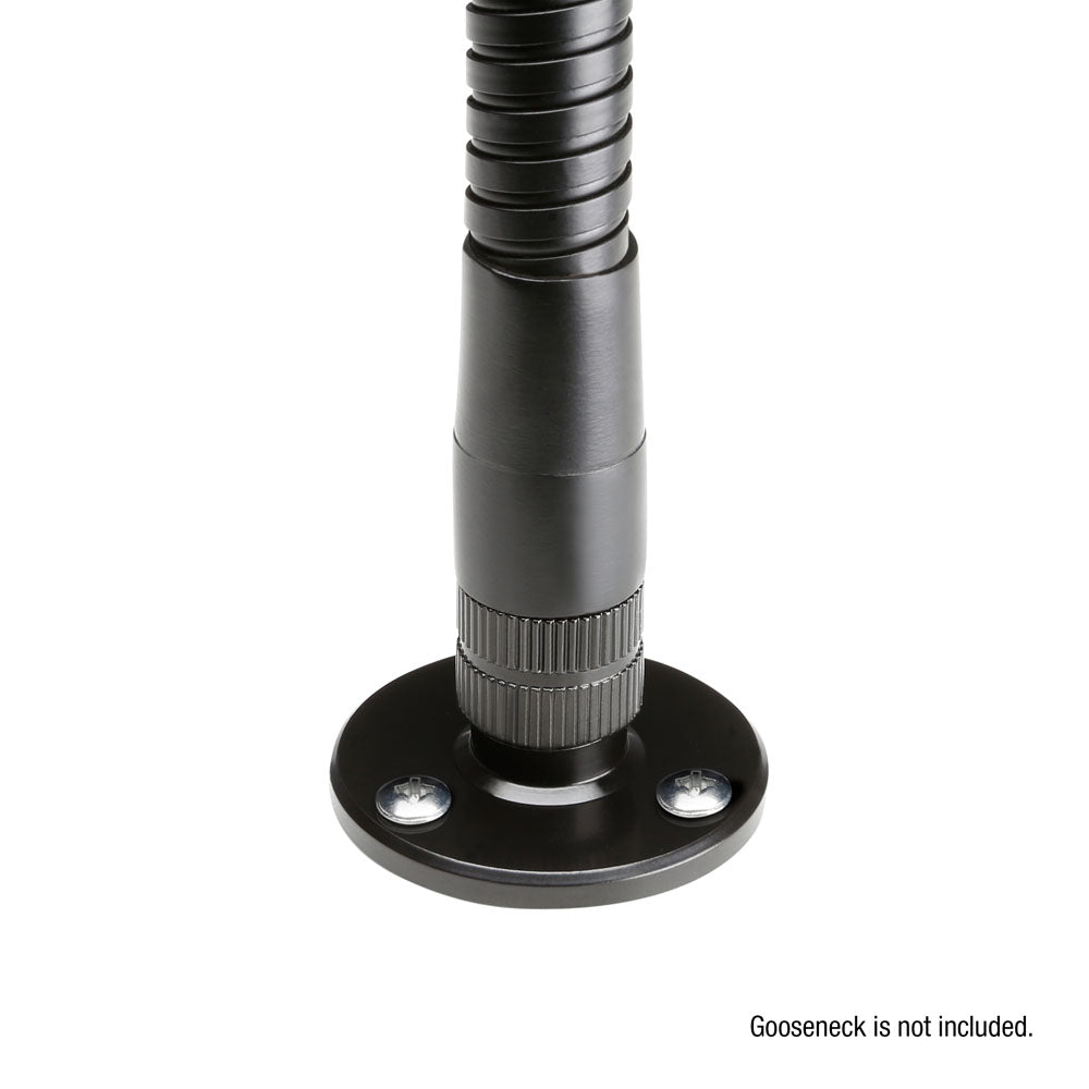 Adam Hall Stands D 921 BLK - Placa de montaje para cuello de cisne