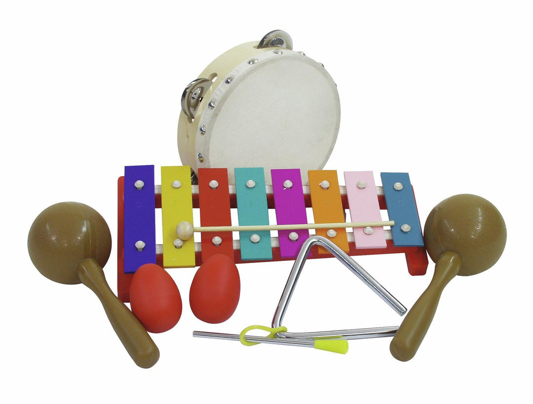 DiMavery Set de Percusión con 7 piezas