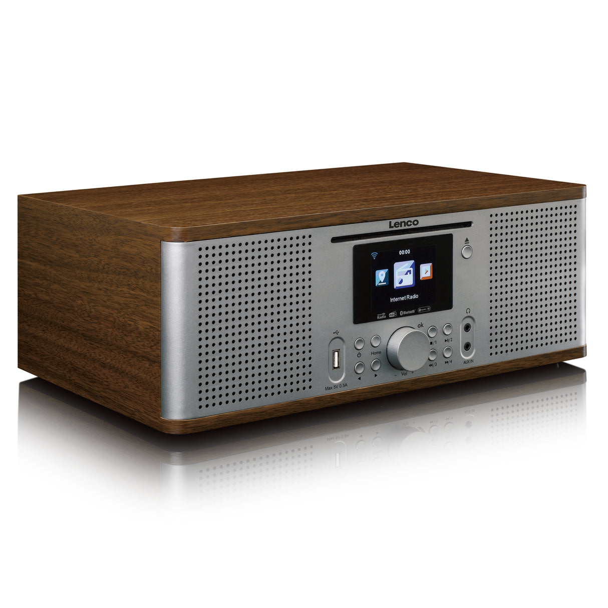 Lenco DIR-270 Internet Radio, Wood