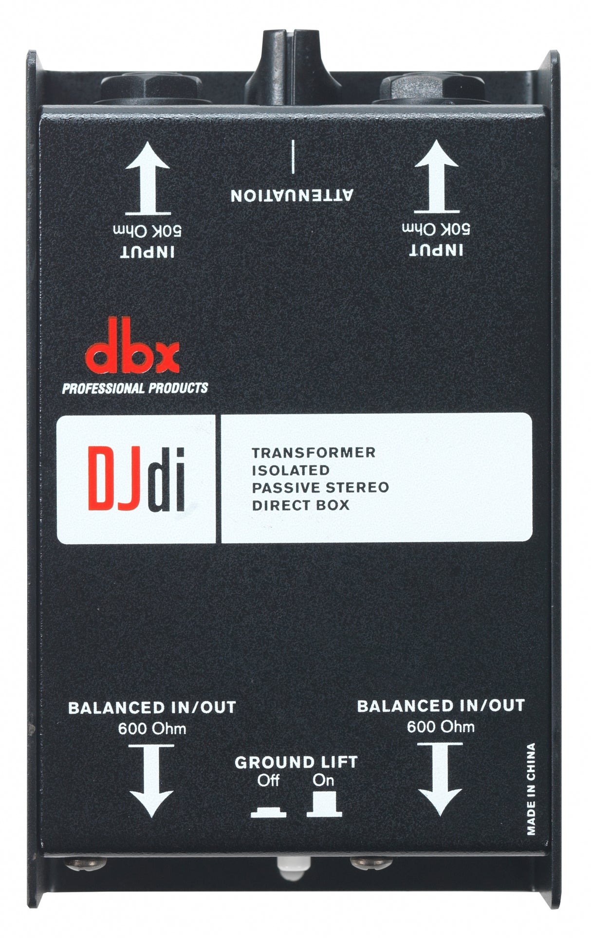 dbx DJDI 2-channel passive DI box