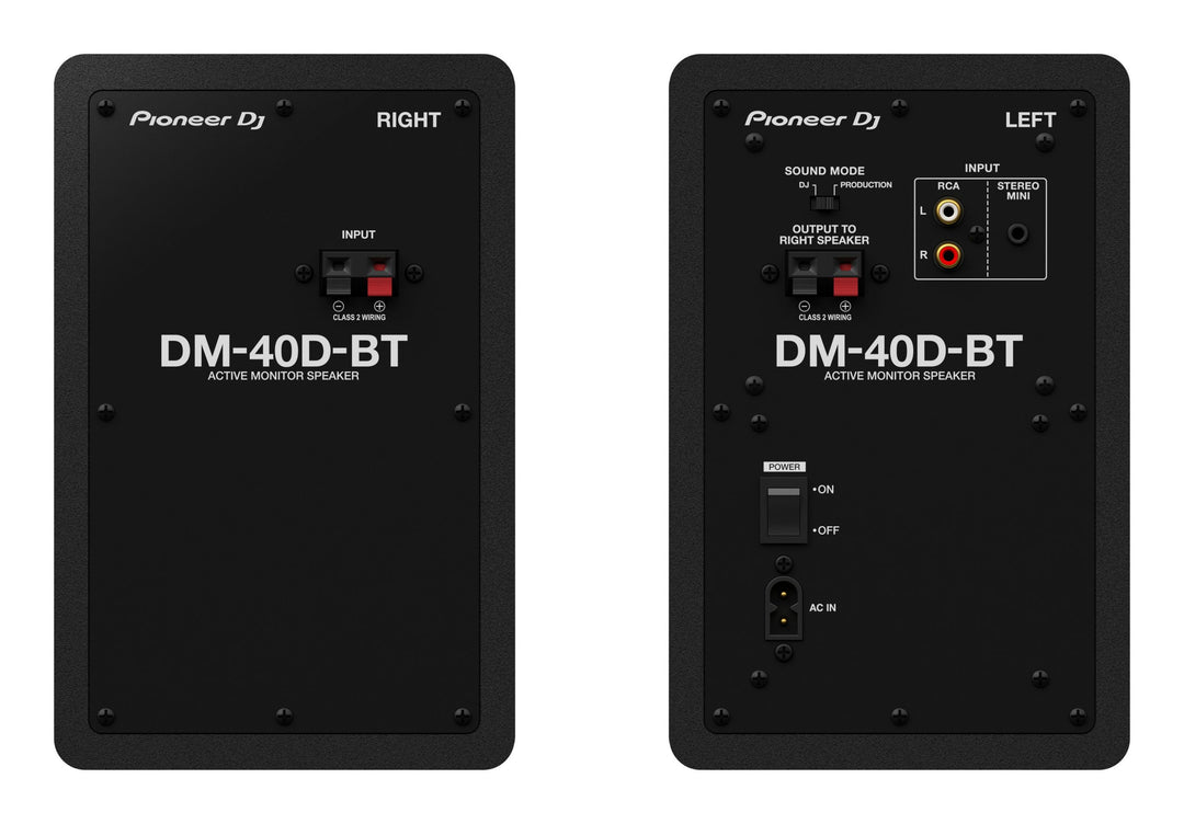 Pioneer DJ DM-40D-BT - Monitores de Estudio con Bluetooth (Negro)