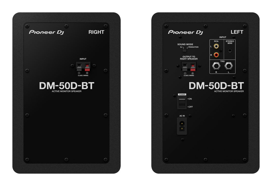 Pioneer DJ DM-50D-BT - Monitores de Estudio con Bluetooth (Negro)