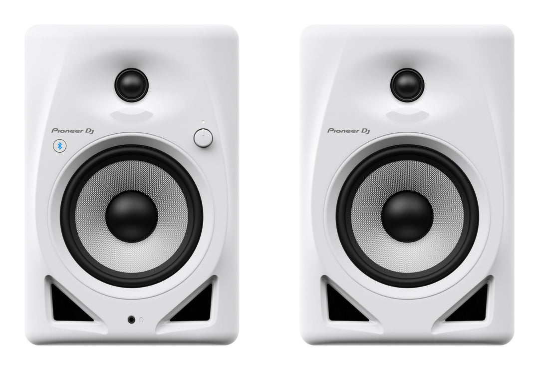 Pioneer DJ DM-50D-BT-W - Monitores de Estudio con Bluetooth (Blanco)