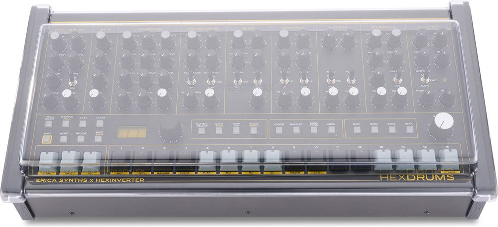 Decksaver Protección cover para Erica Synths Hexdrums (Soft-Fit)