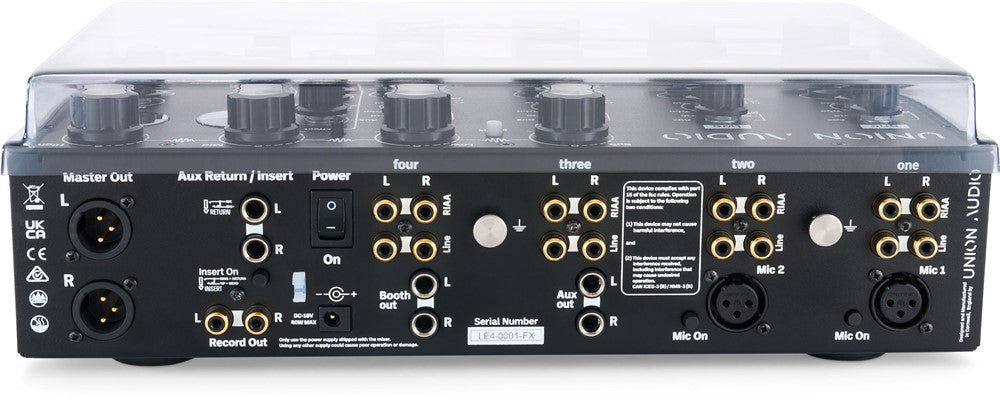 Decksaver Protección cover para Union Audio orbit.4 LE & orbit.4 LE fx