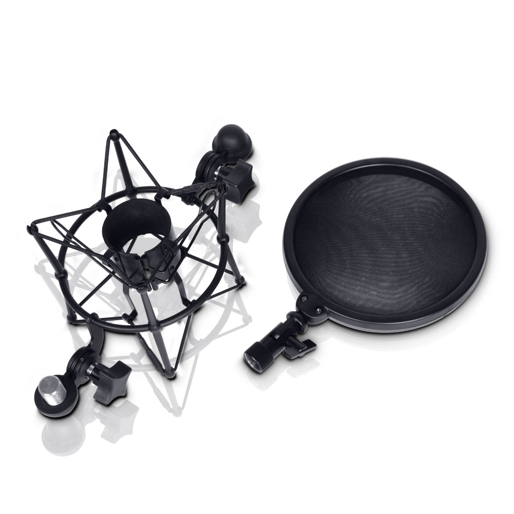 LD Systems DSM 400 Montura de Choque para Micrófono con Filtro Pop