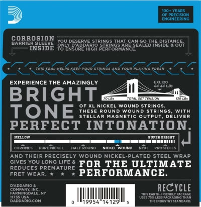 Daddario EXL120 Guitar Strings (Super Light 09-42)