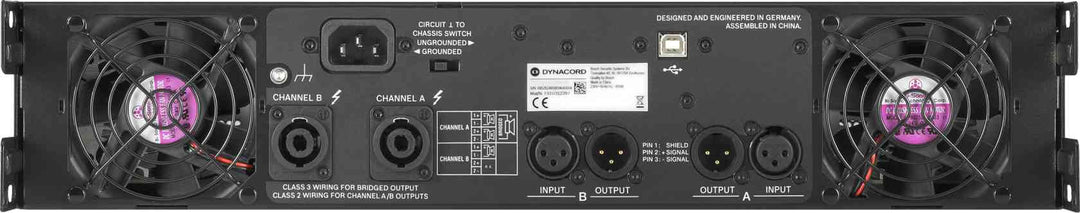 Dynacord L1800FD - Amplificador Digital (2x950W, DSP)