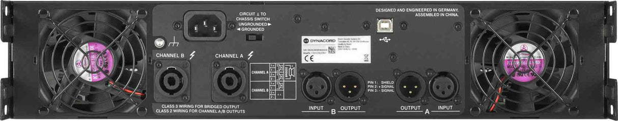 Dynacord L1800FD - Amplificador Digital (2x950W, DSP)