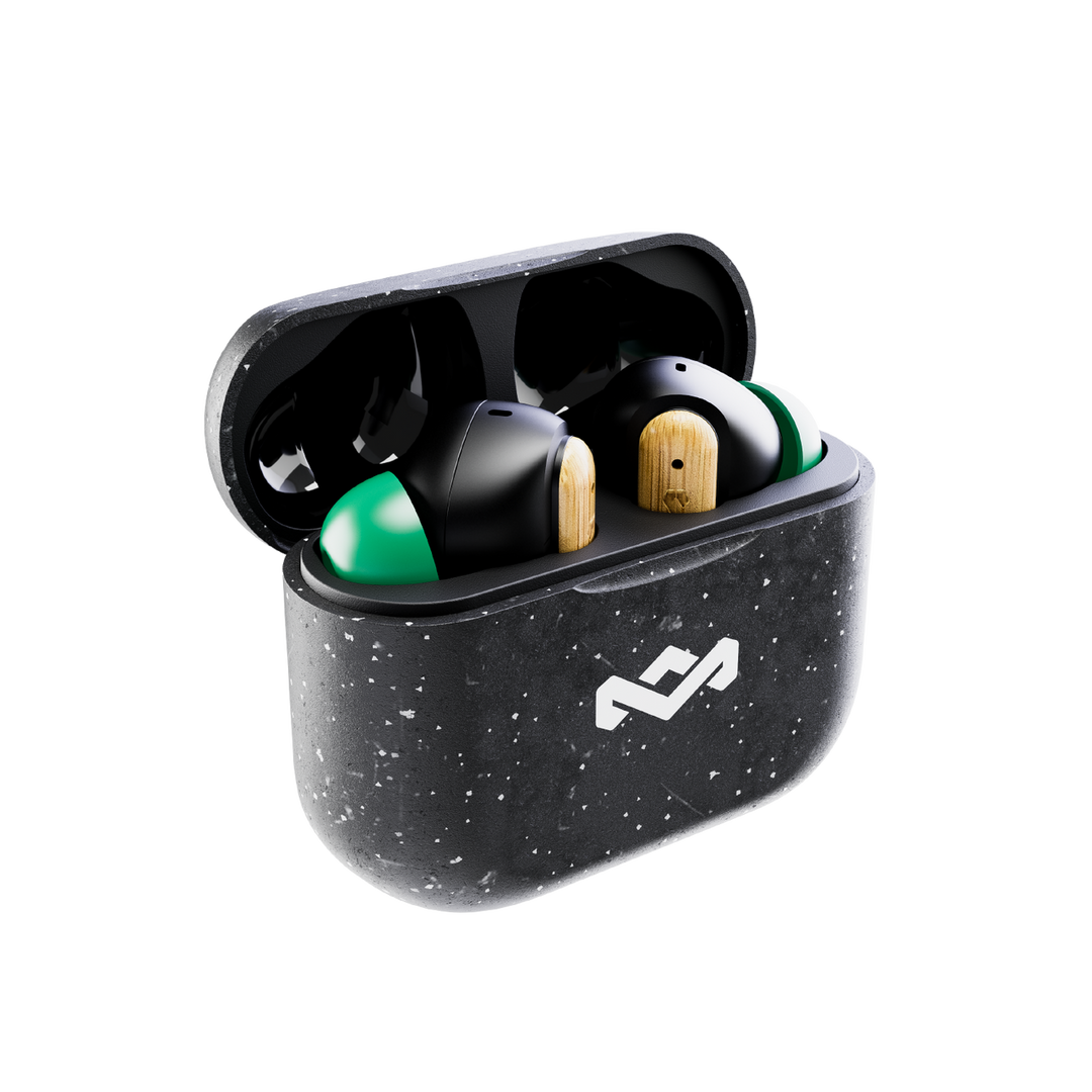 Marley Little Bird True Wireless Earphones, Black