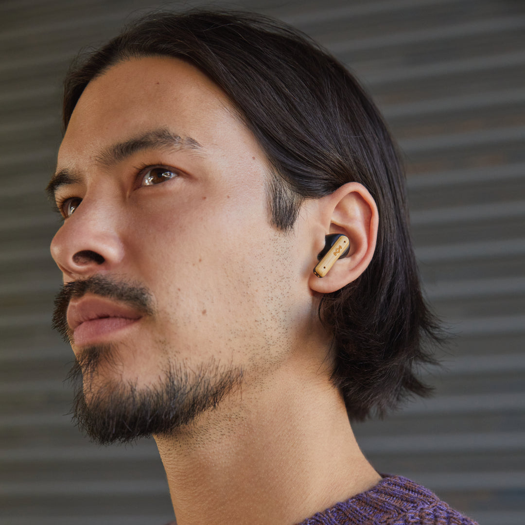 Marley Little Bird True Wireless Earphones, Black