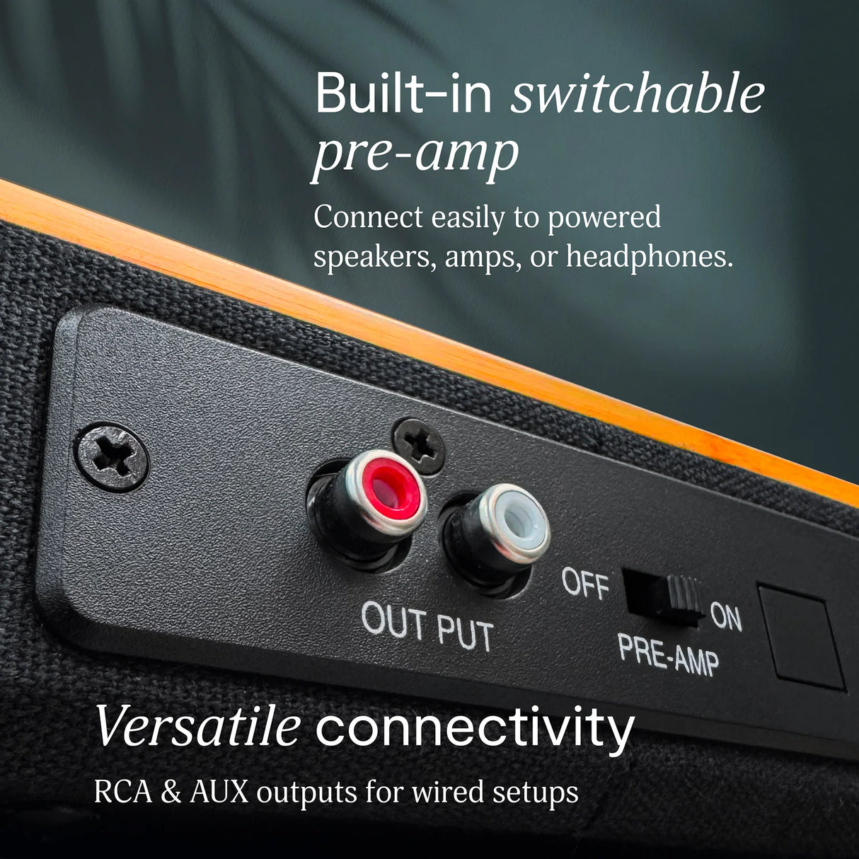 Casa de Marley Stir It Up Bluetooth Tocadiscos (Negro)