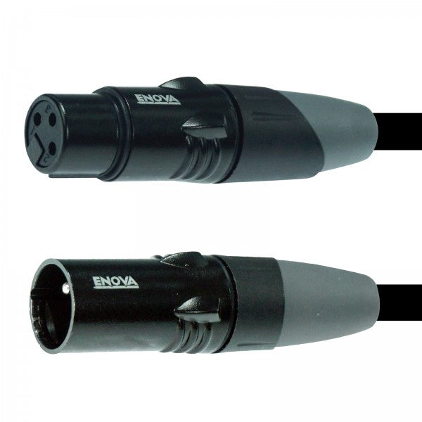 Enova cable XLR analógico y AES DMX de 3 pines, 10 metros