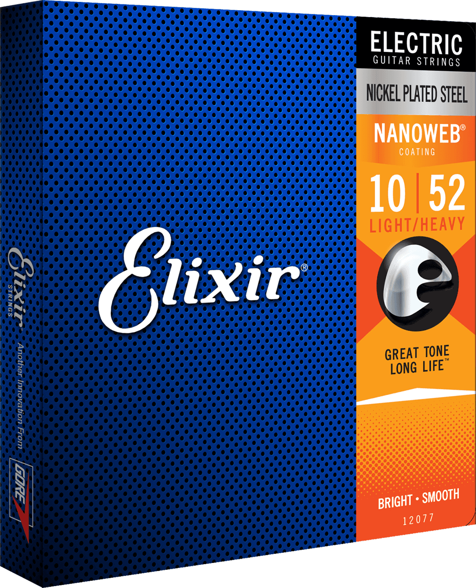 Elixir Nanoweb Guitar Strings (Light Heavy 10-52)