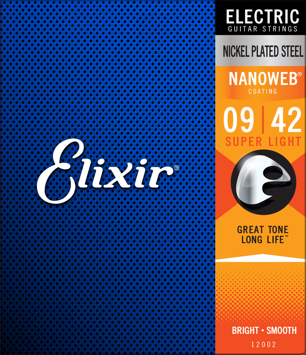Elixir Nanoweb Cuerdas de Guitarra (Super Light, 09-42)