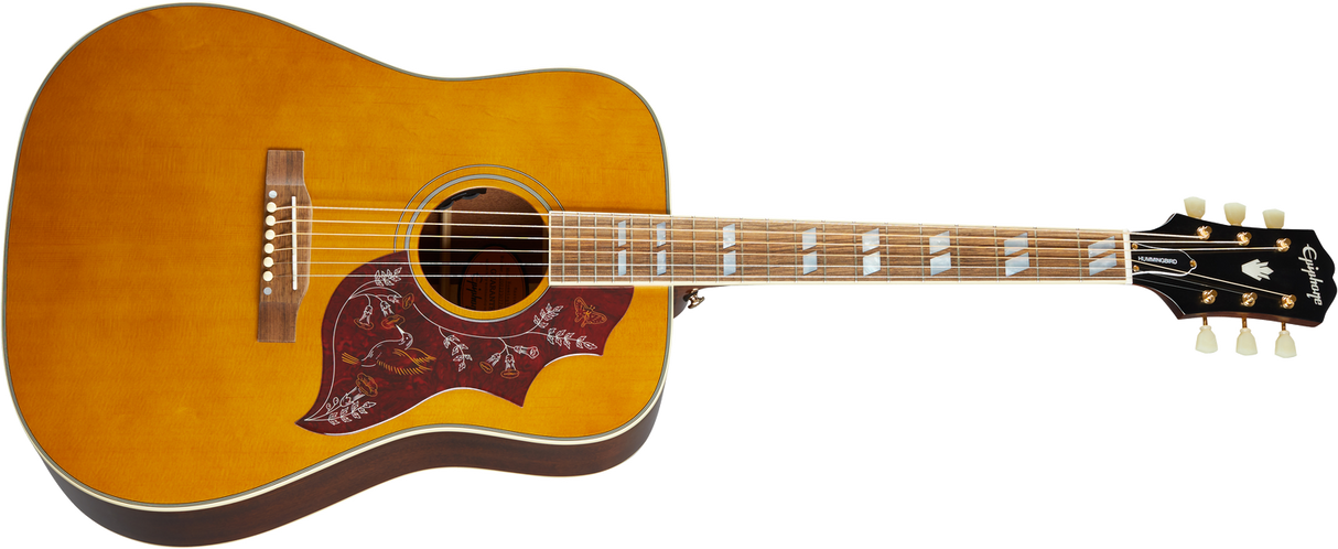 Epiphone Hummingbird Western Guitar (Aged Natural Antique Gloss )