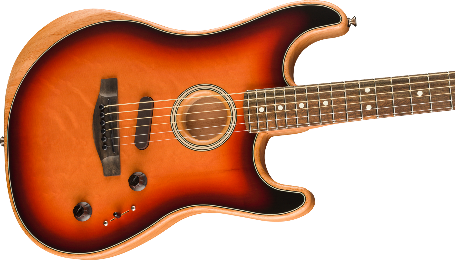 Fender American Acoustasonic Stratocaster Electric Guitar (3-Color Sunburst)