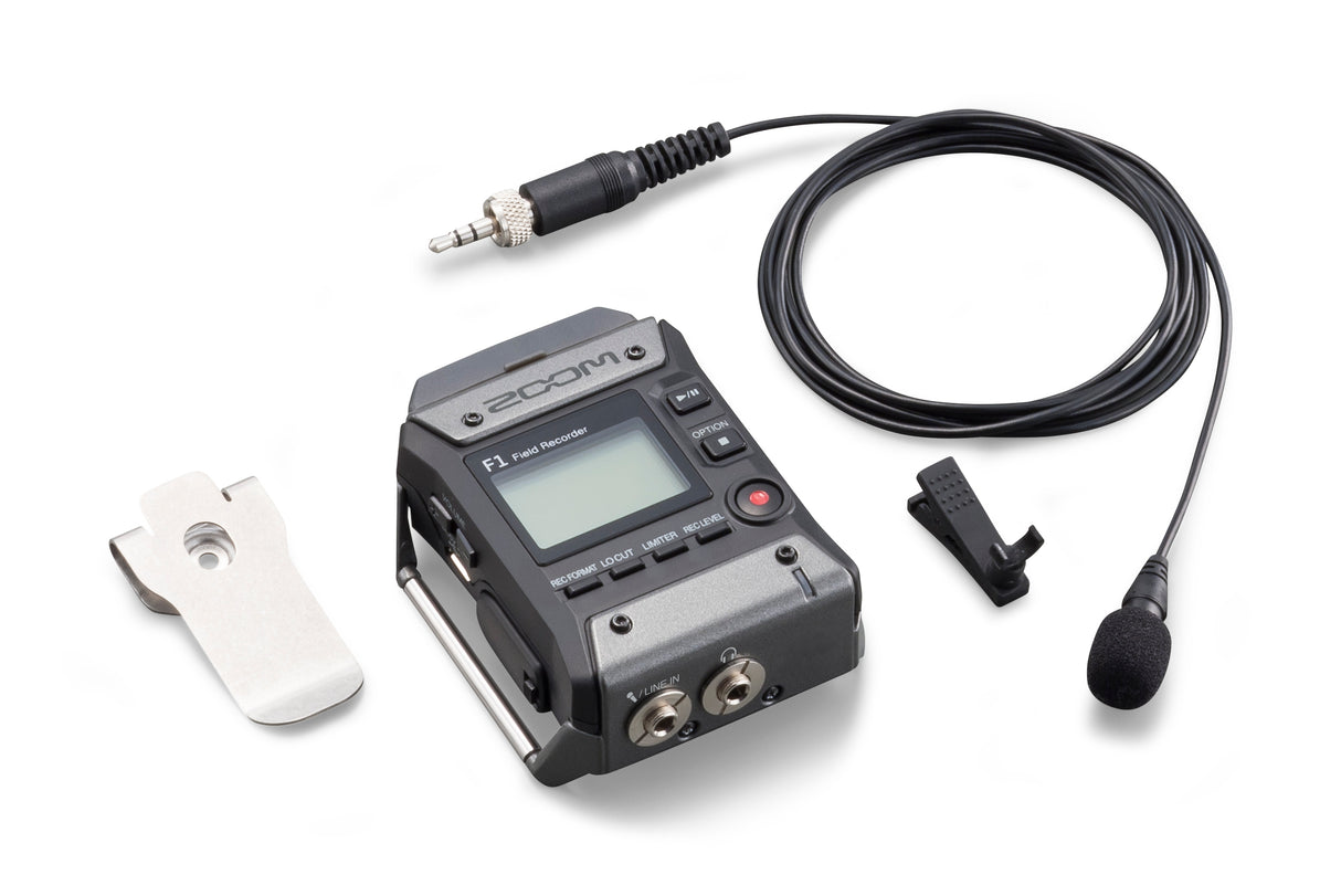 Zoom F1-LP Field Recorder + Lavalier microphone
