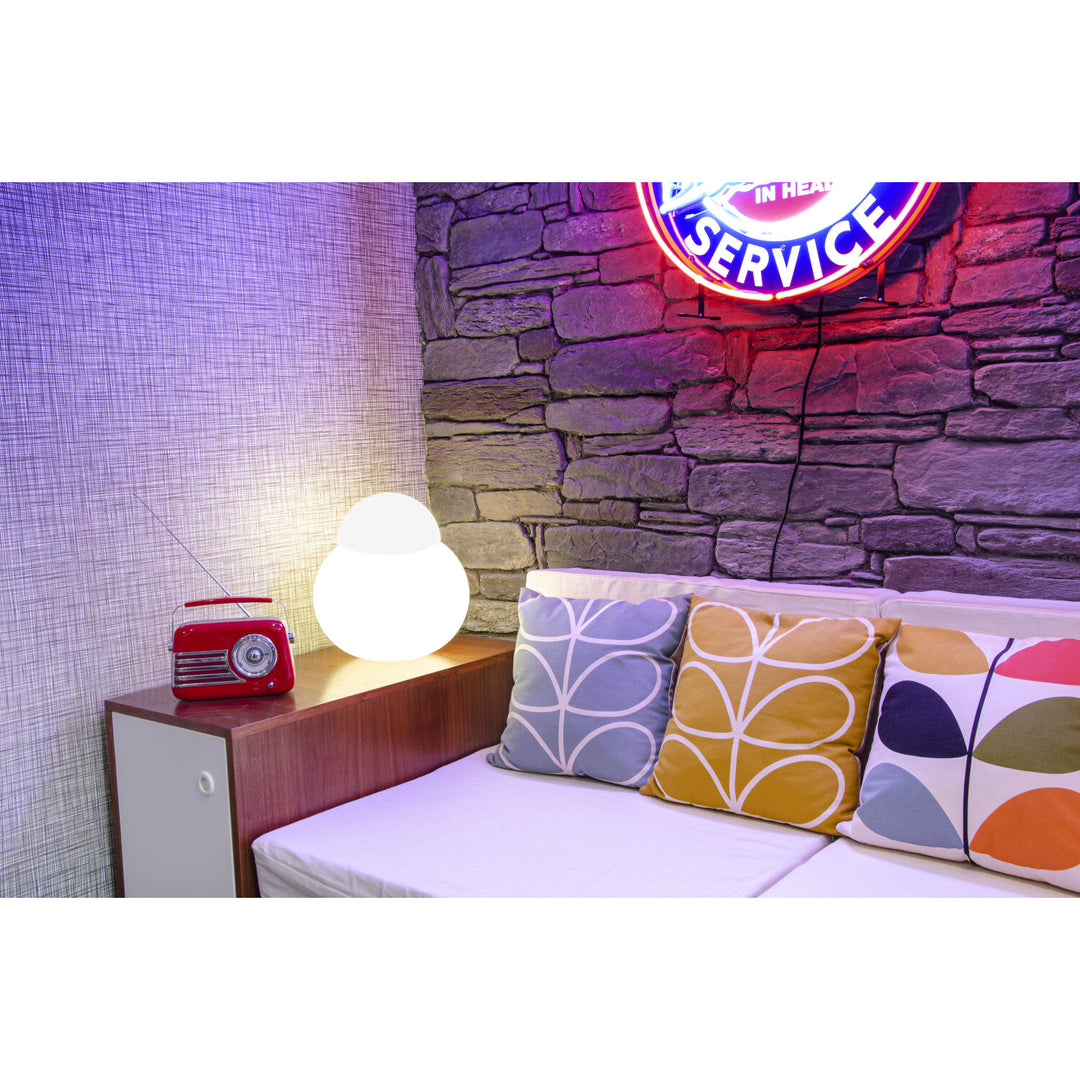 Madison Retro Radio con Bluetooth y FM (Rojo)