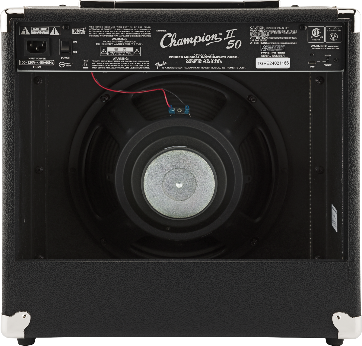 Fender Champion II 50 Amplificador de guitarra