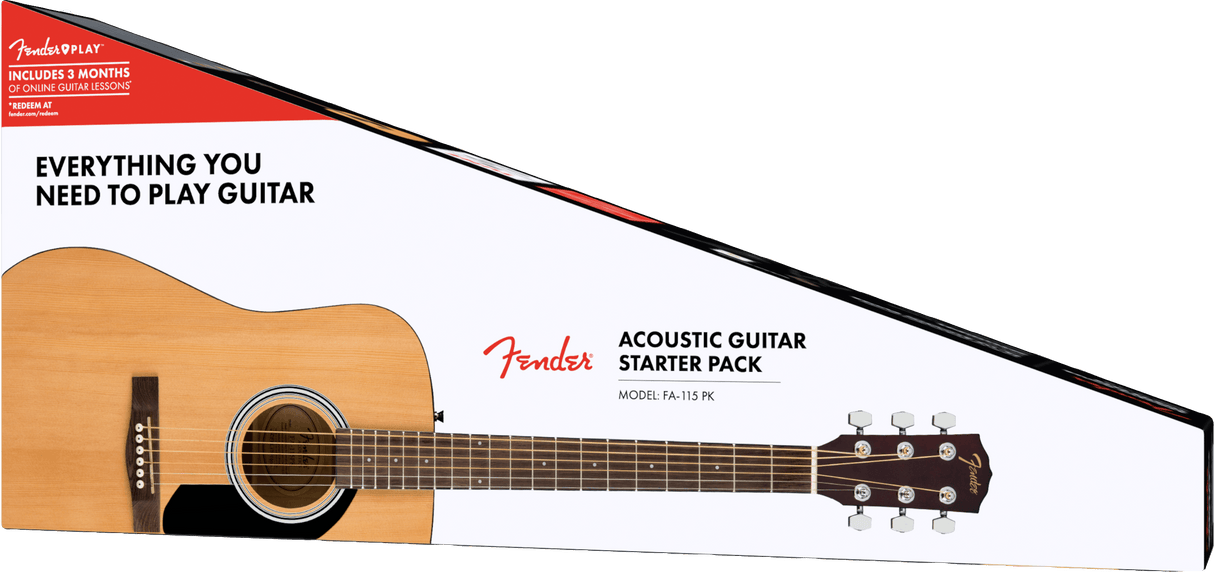 Fender FA-115 Dreadnought Western Guitar Pack (Natural)