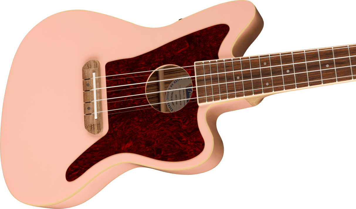 Fender Fullerton Jazzmaster Ukelele (Shell Pink)