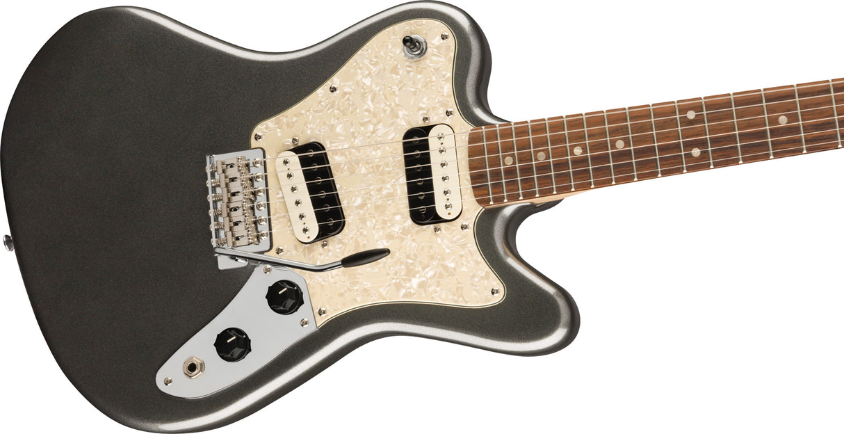 Fender Squier Paranormal Super-Sonic Electric Guitar (Graphite Metallic )