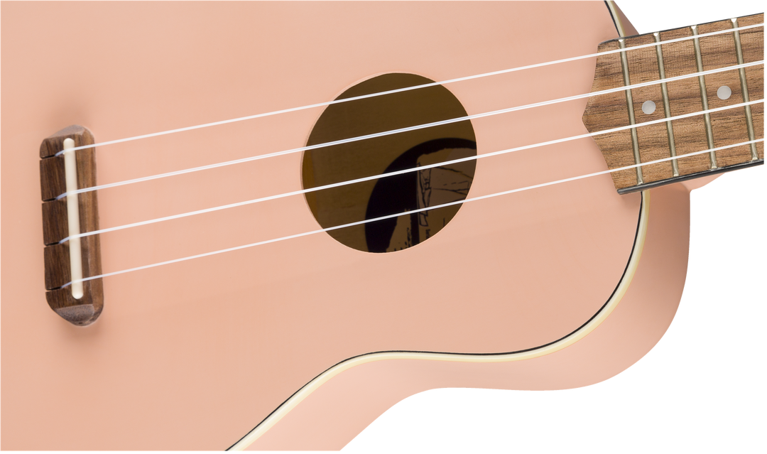 Fender Venice Soprano Ukelele (Shell Pink)