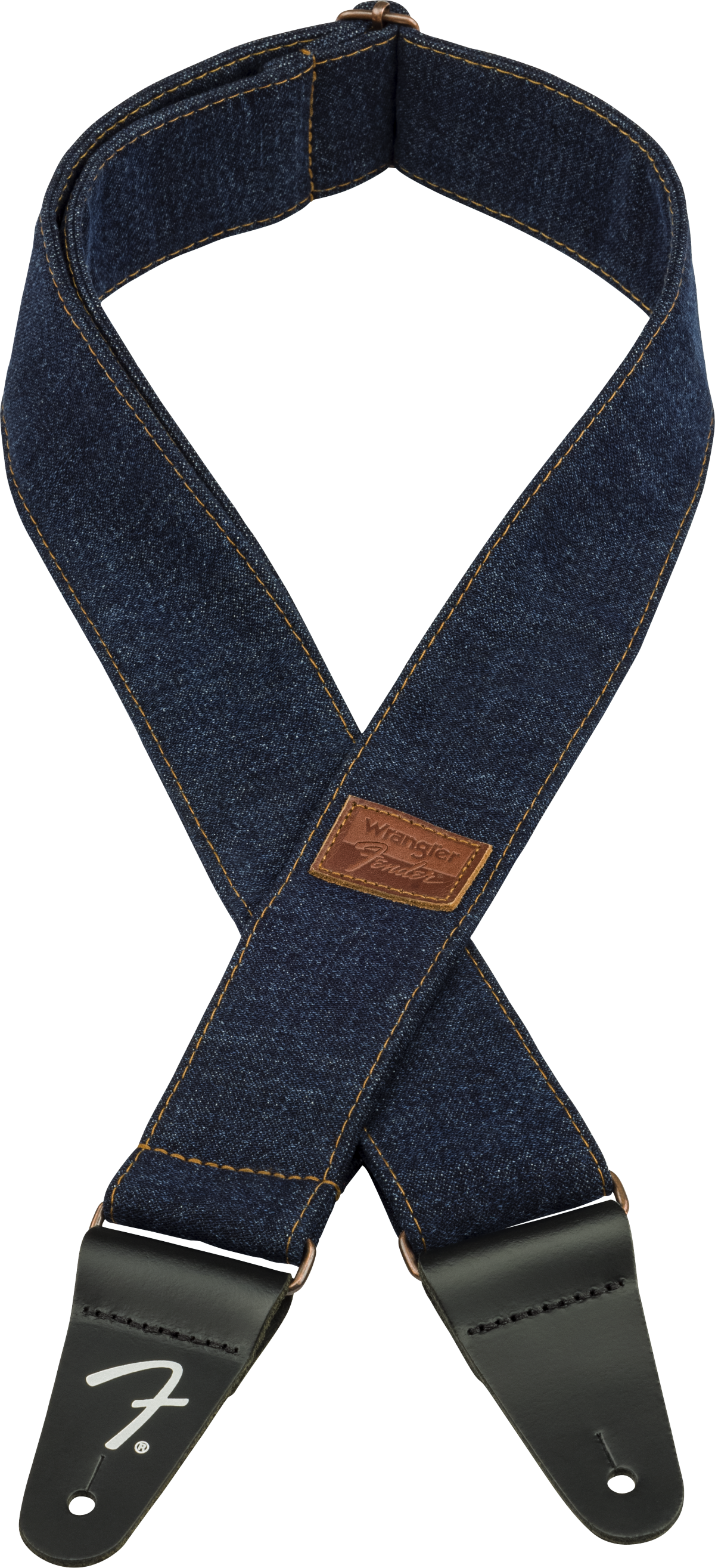 Fender x Wrangler Denim Correa de Guitarra (Dark Indigo, 2")