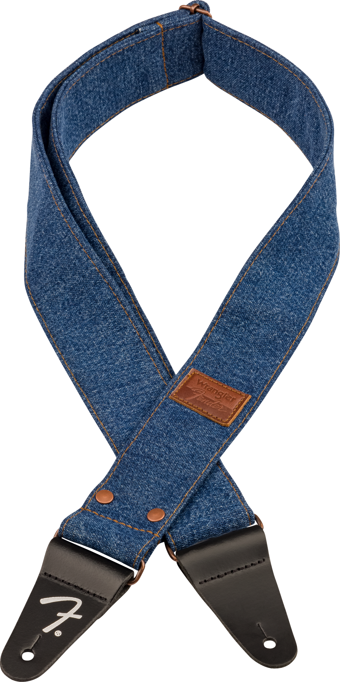 Fender x Wrangler Denim Correa de Guitarra (Indigo, 2")