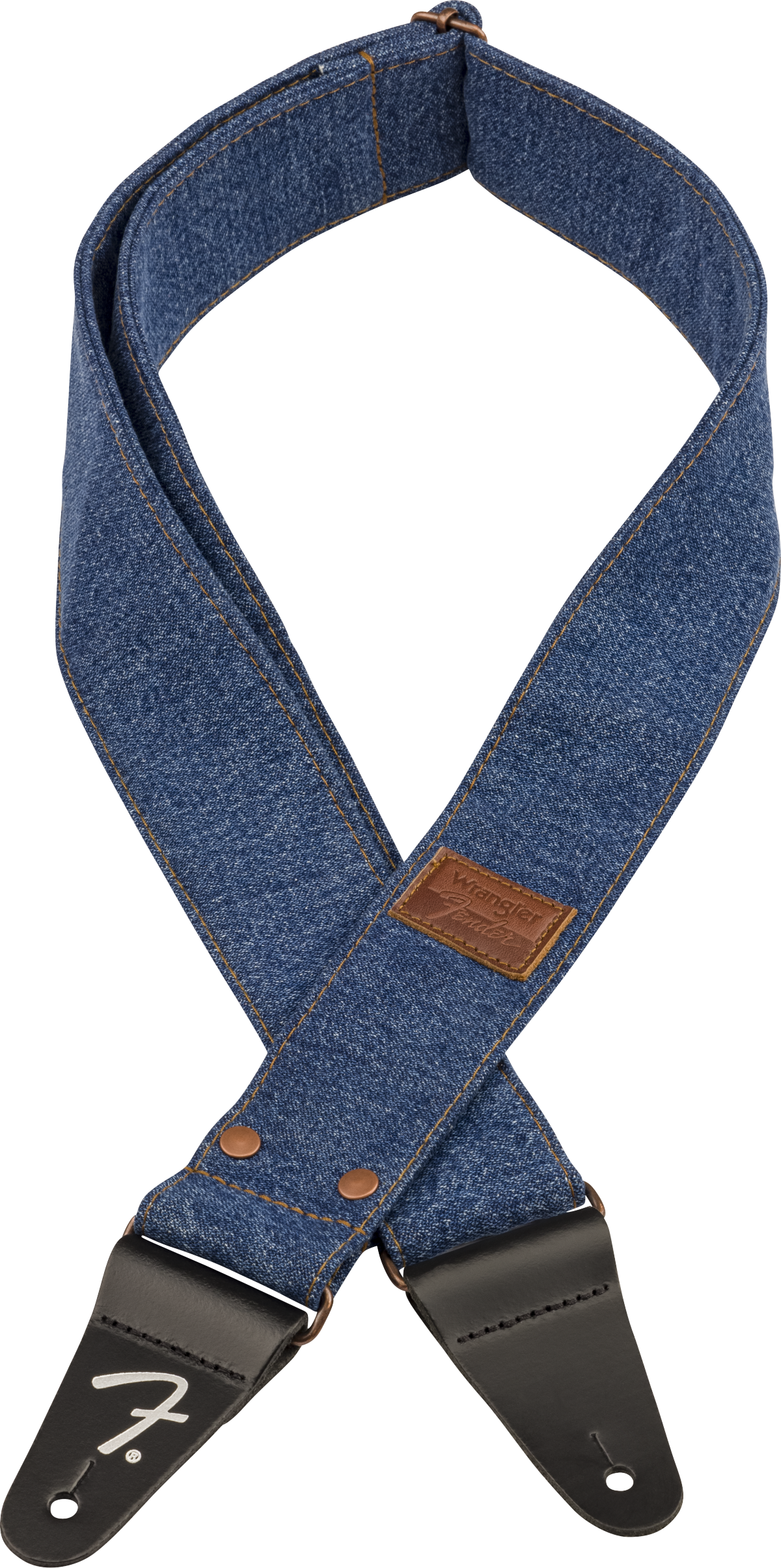 Fender x Wrangler Denim Correa de Guitarra (Indigo, 2")