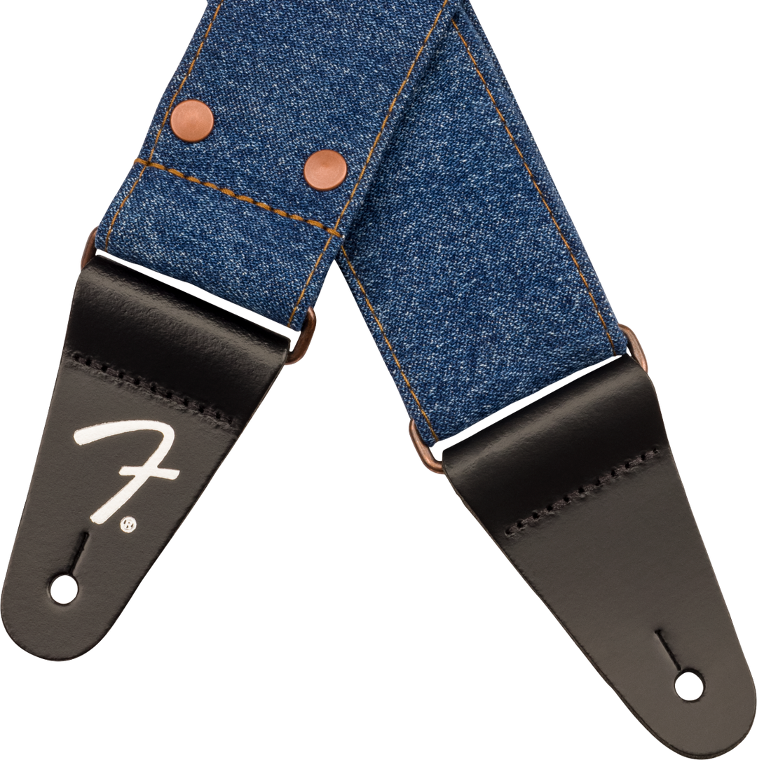 Fender x Wrangler Denim Correa de Guitarra (Indigo, 2")