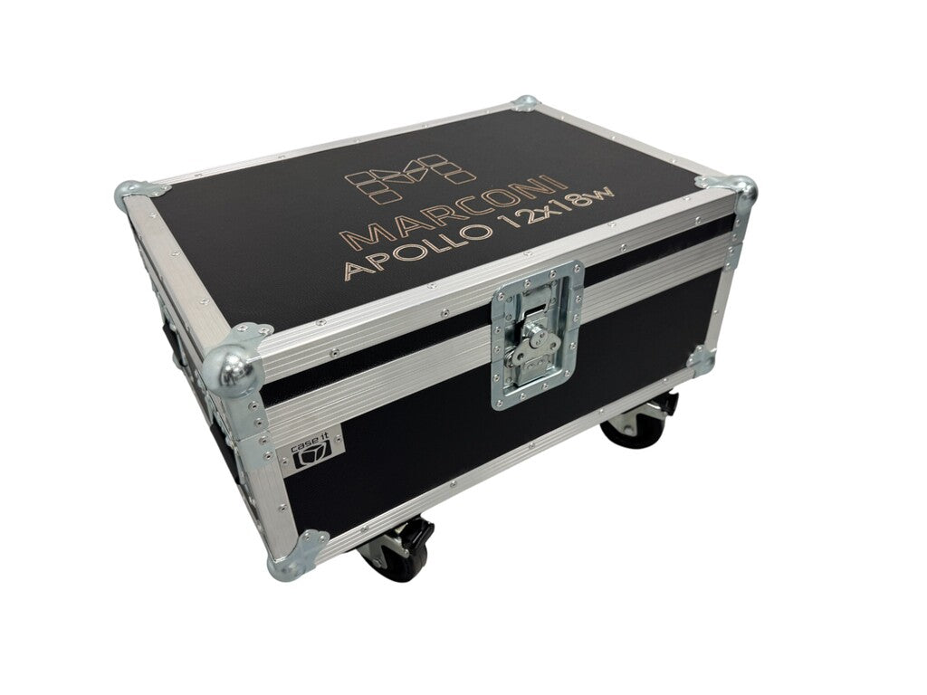 Marconi Flightcase para 4 X lámparas de batería Apollo