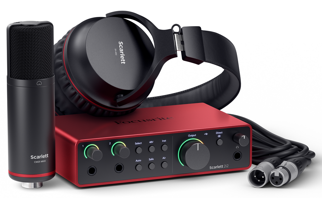 Focusrite Scarlett 2i2 Studio 4th Gen Paquete de Interfaces de Audio