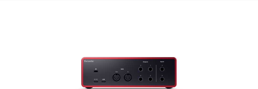 Focusrite Scarlett 4i4 4th Gen Interfaces de Audio