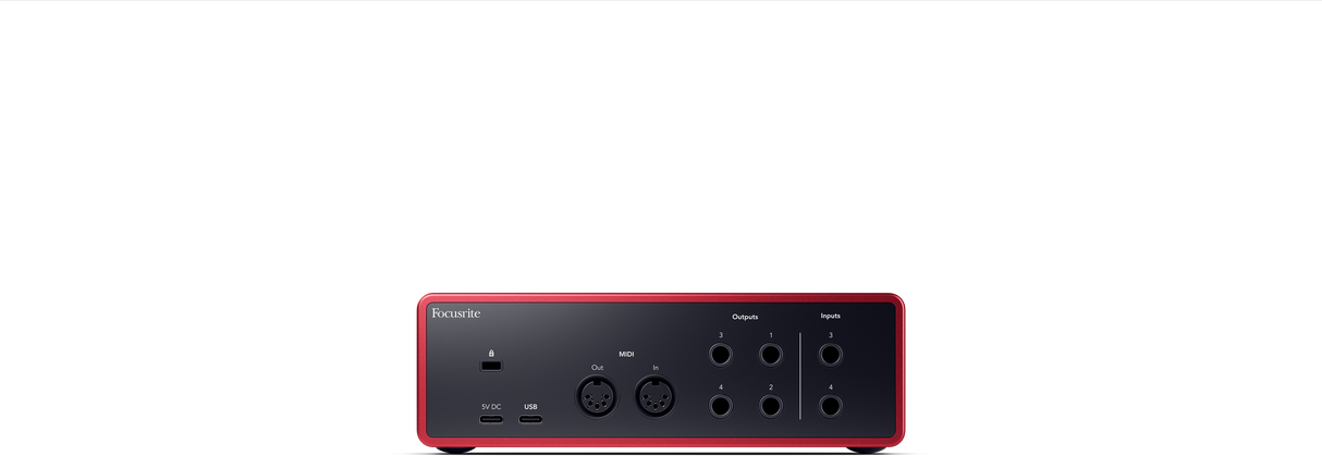 Focusrite Scarlett 4i4 4th Gen Sound Card