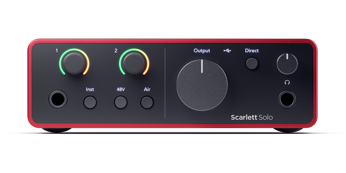 Focusrite Scarlett Solo Studio 4th Gen Soundcard Pack