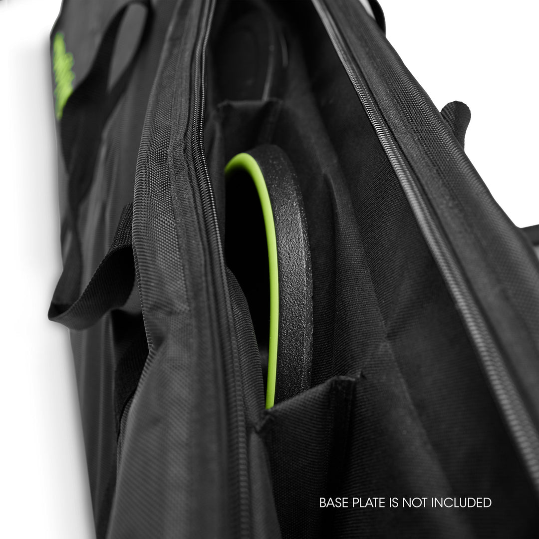 Gravity BG MS PB 4 B - Bolsa de transporte para 4 soportes de micrófono con base de placa