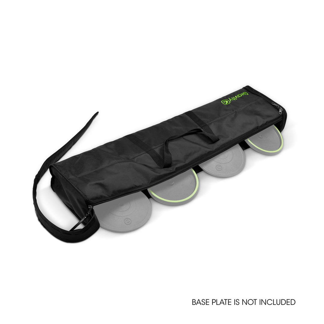 Gravity BG MS PB 4 B - Bolsa de transporte para 4 soportes de micrófono con base de placa