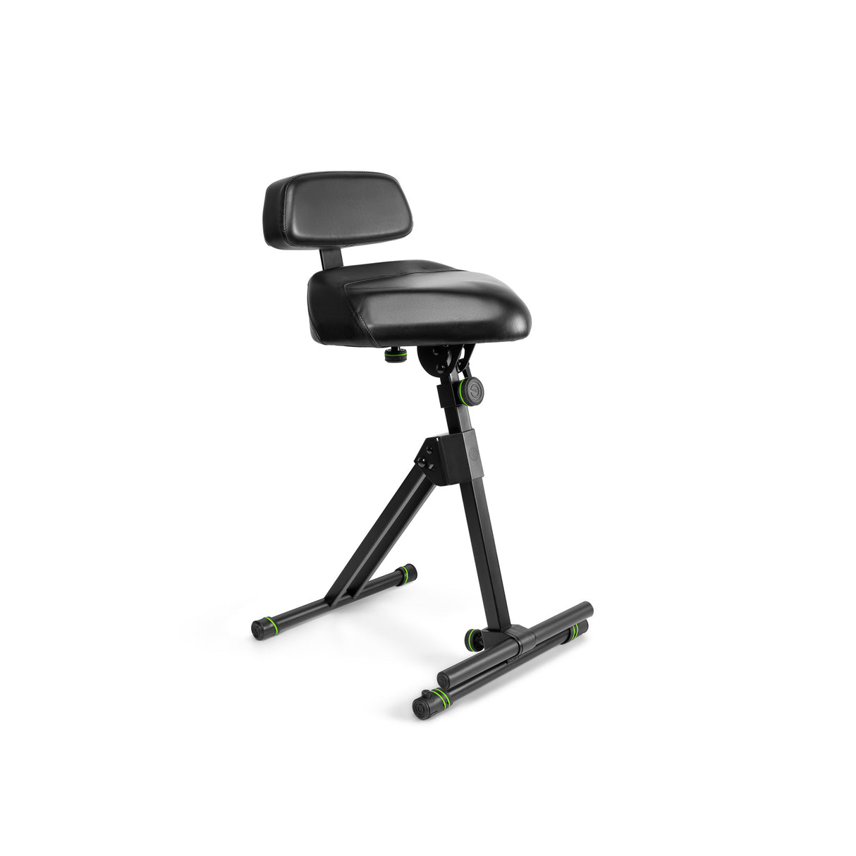 Gravity FM SEAT1 BR - Taburete de altura ajustable con reposapiés y respaldo