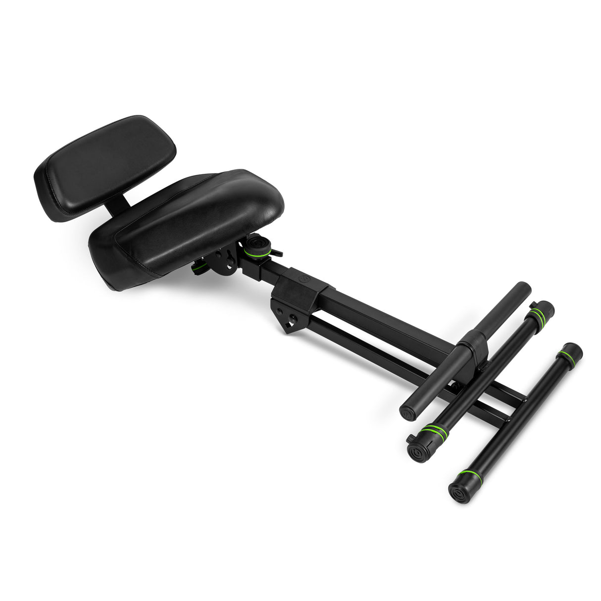 Gravity FM SEAT1 BR - Taburete de altura ajustable con reposapiés y respaldo