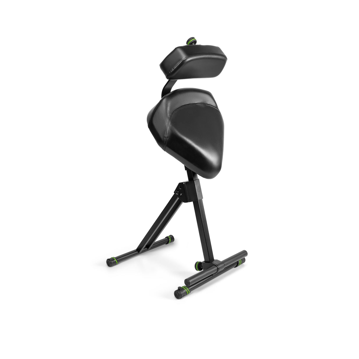Gravity FM SEAT1 BR - Taburete de altura ajustable con reposapiés y respaldo