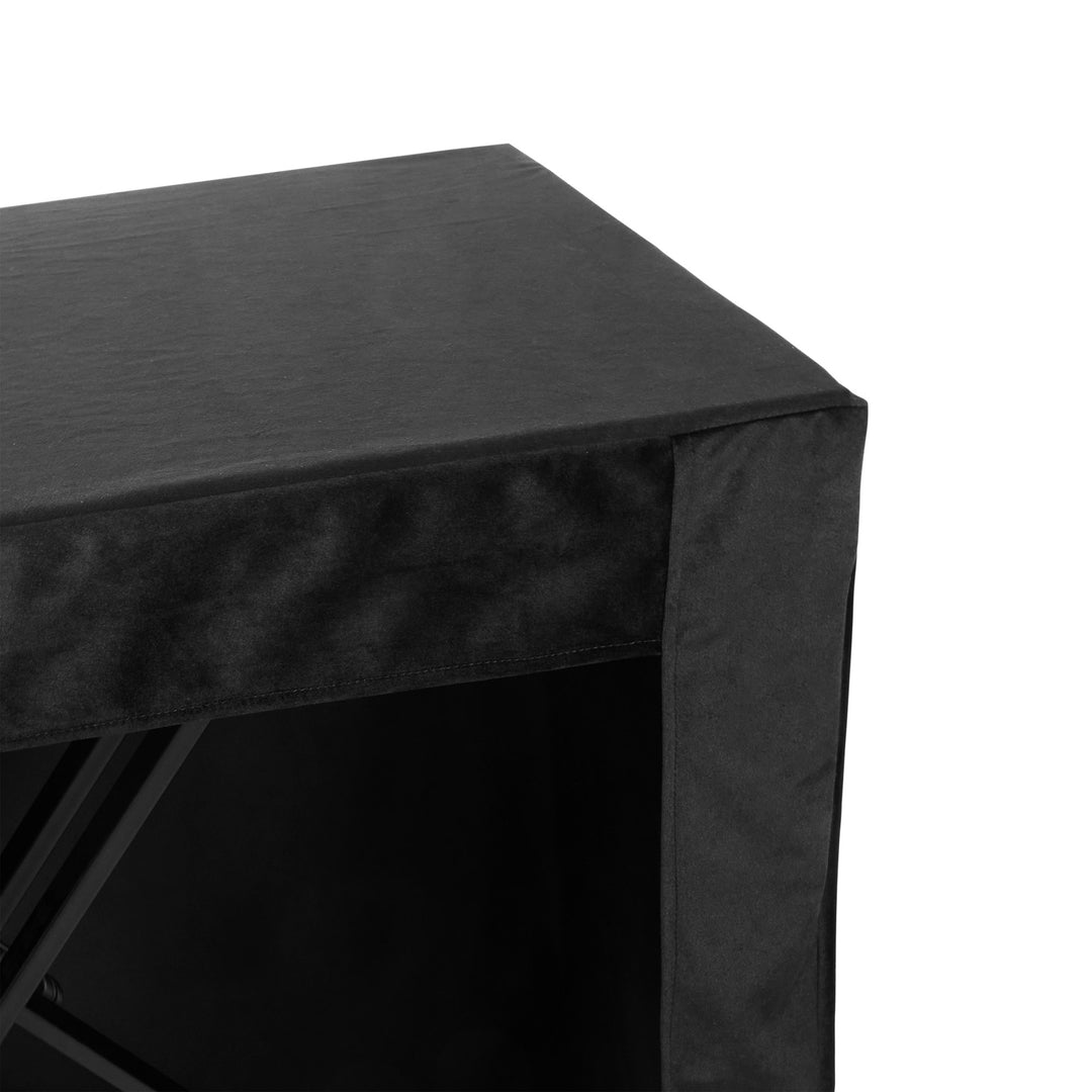 Gravity KSX 2 RD SET 1 - Stand de teclado con forma de X, doble soporte y mesa de apoyo, set 1