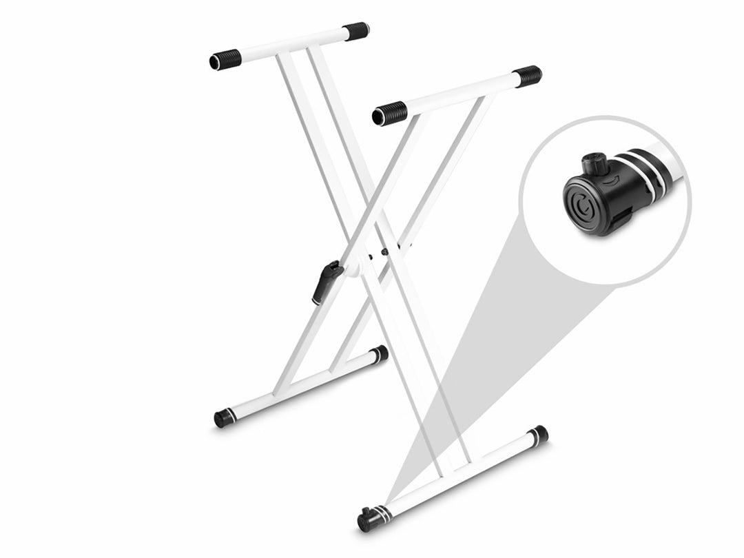 Gravity Soporte para teclados KSX 2 (Blanco)