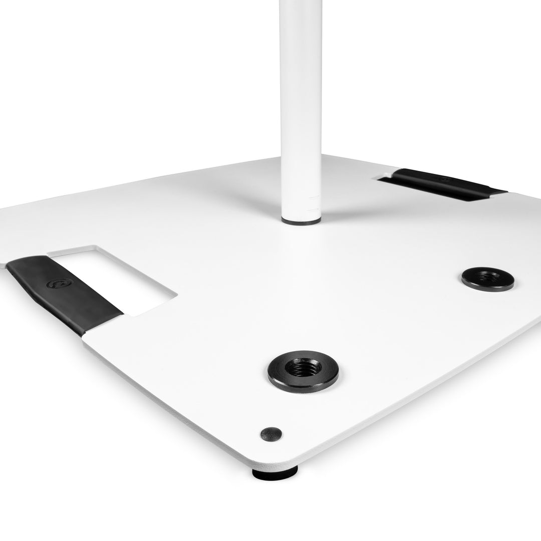 Gravity LS 431 W - Soporte de iluminación con base cuadrada de acero y posibilidad de montaje excéntrico